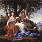 The Muses Clio, Euterpe and Thalia